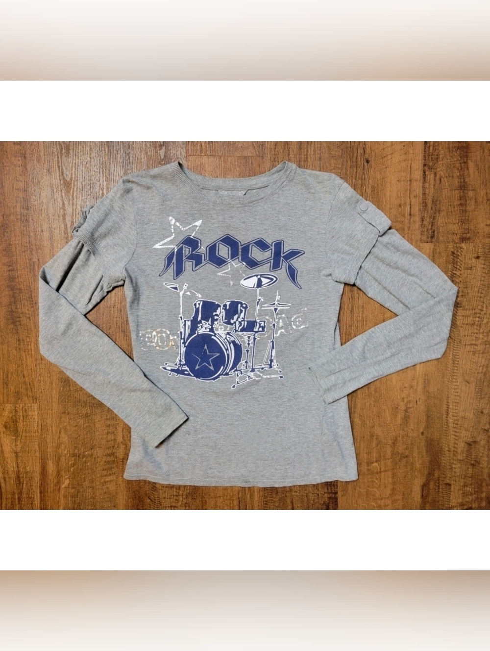 725 Originals Y2K faux layered long sleeve t-shirt
